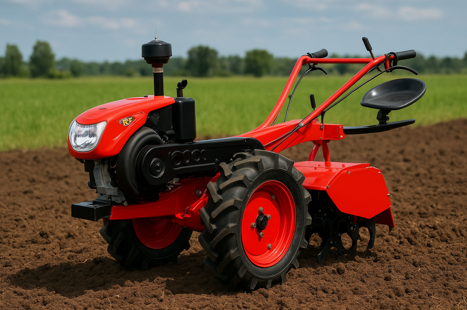 برای شخم زدن زمین تیلر مناسب است یا تراکتور دوچرخ؟