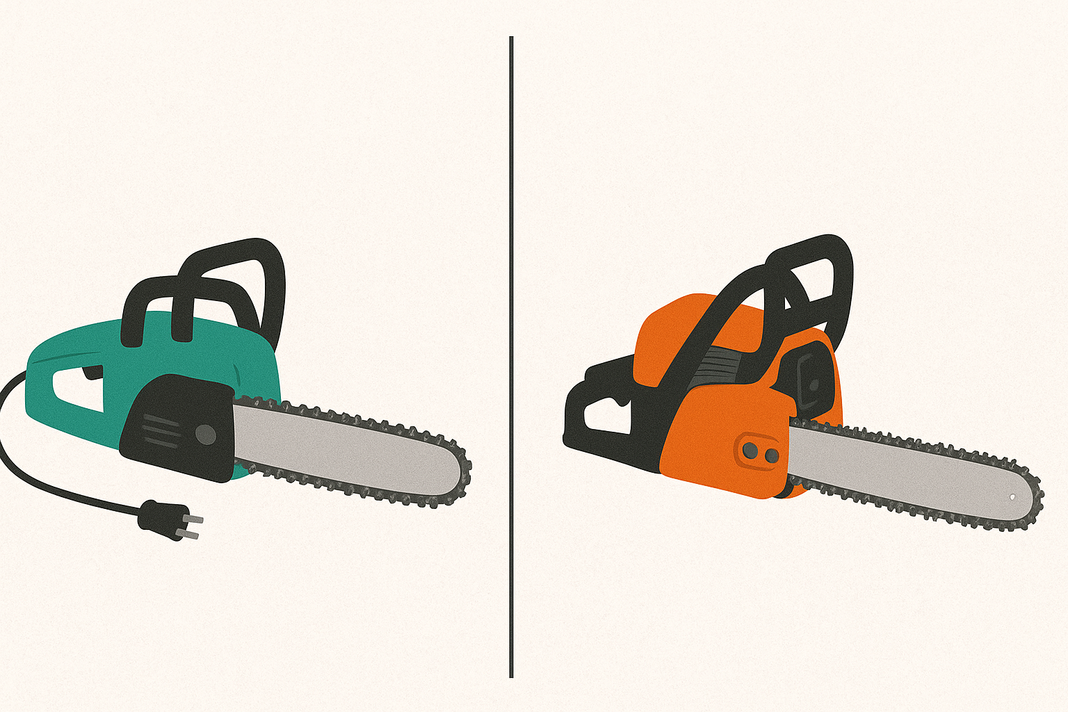 مقایسه اره برقی چوب بری و اره بنزینی