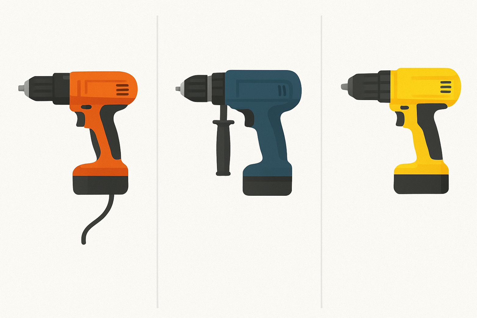 بررسی مزایا و معایب دریل ذغالی، گیربکس و براشل