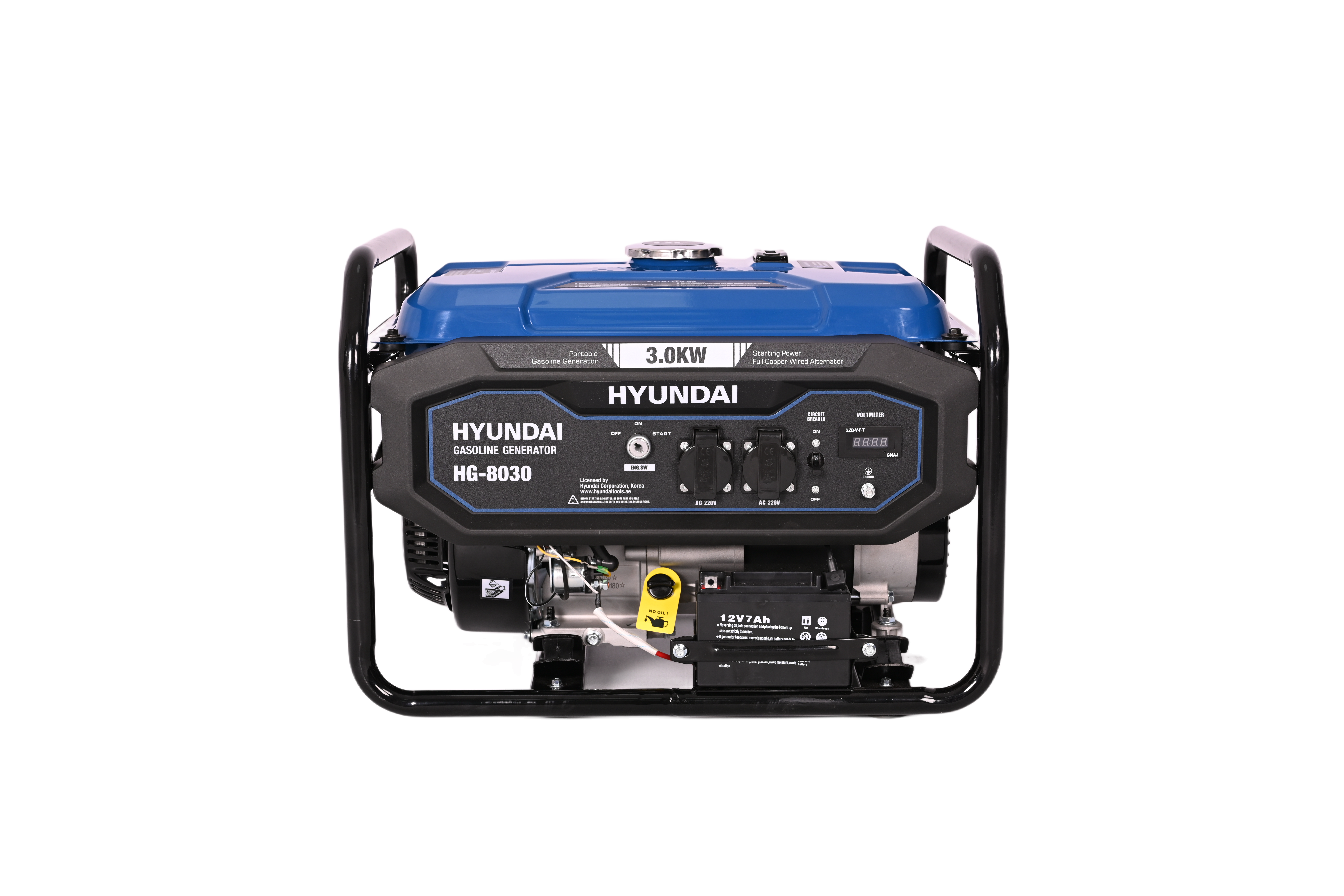 موتور برق بنزینی 3 کیلووات هیوندای مدل HG8030